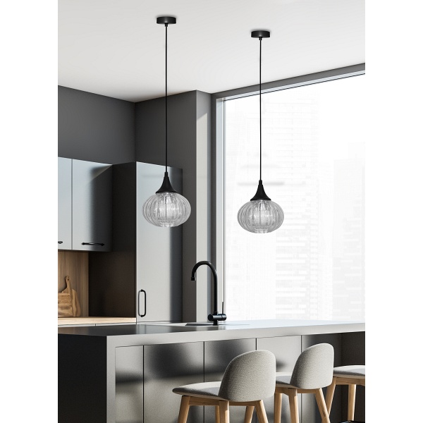 Lampa Wisząca Exeter 145Mm 1 Czarny Candellux