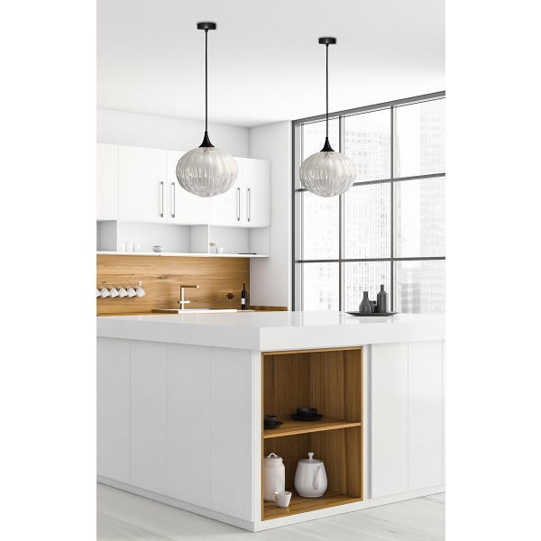 Lampa Wisząca Exeter 240Mm 1 Czarny Candellux