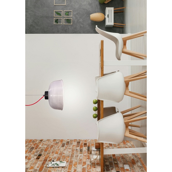 Lampa Wisząca Liverpool Ii 1 Czerwony90X26,5X0 Candellux