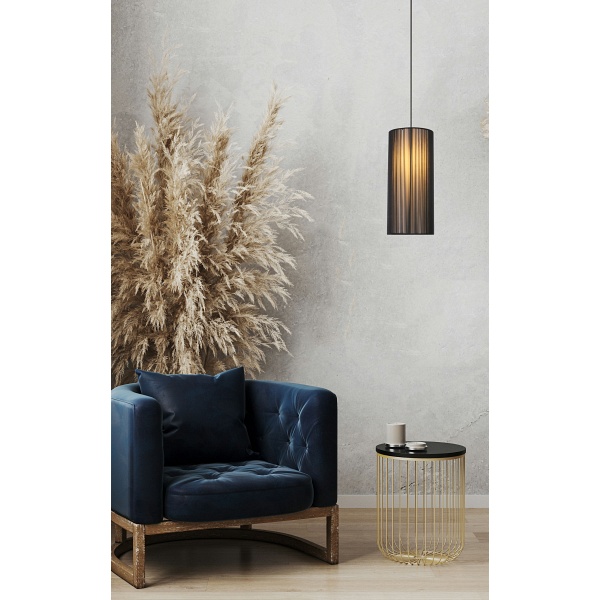 Lampa Wisząca Kioto 1 Czarny 130X18X18 Candellux