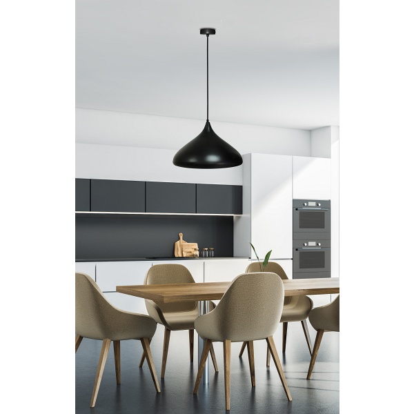 Lampa Wisząca Viborg 420Mm 1 Czarny Candellux