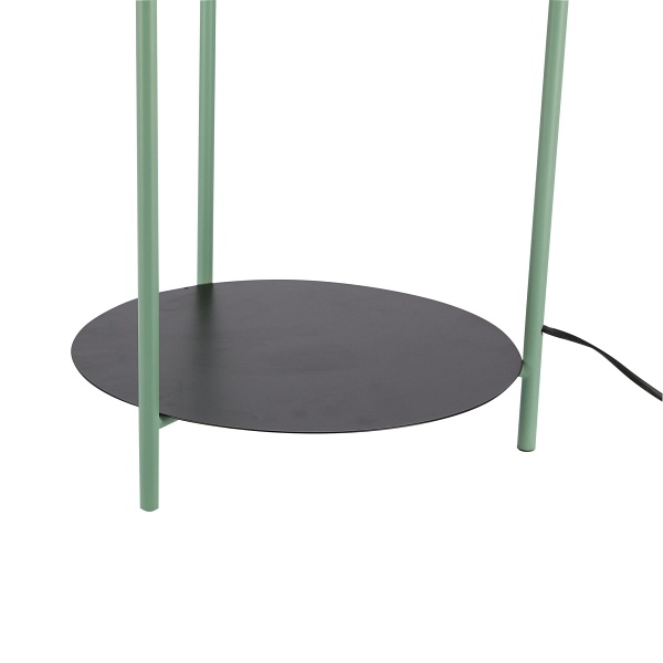 Walk Lampa Podłogowa Czarny+Zielony 1X40W E27 Candellux