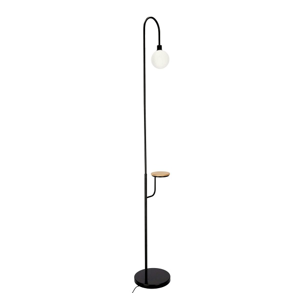 Vanity Lampa Podłogowa Czarny 1X40W G9 Candellux
