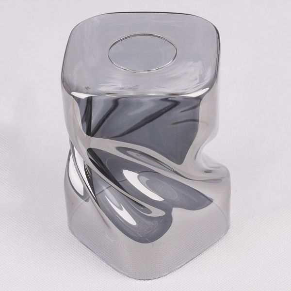 Felis Lampa Wisząca Czarny 1X60W E27 Klosz Dymiony Candellux