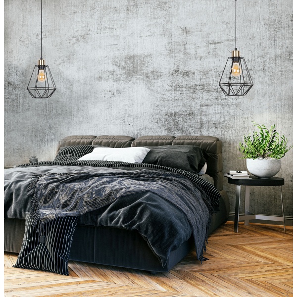 Primo Lampa Wisząca Czarny+Patyna 1X60W E27 Klosz Czarny Candellux