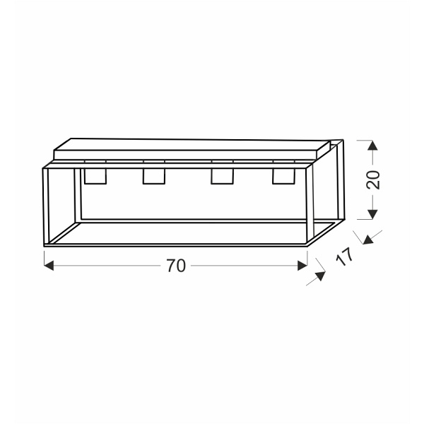 Retro Lampa Sufitowa Czarny 4X40W E27 Klosz Czarny Candellux