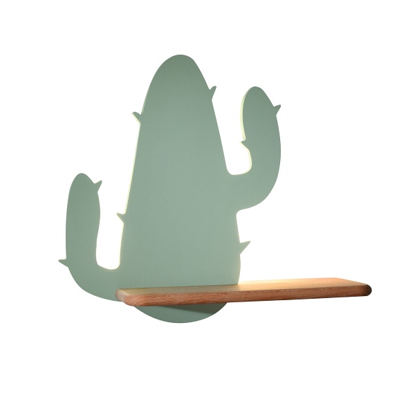 Cactus 2 Lampa Kinkiet 4W Led 4000K Iq Kids Zielony Candellux