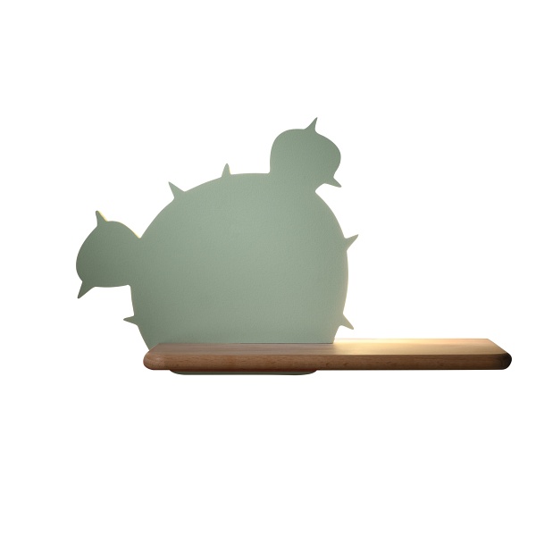 Cactus 3 Lampa Kinkiet 4W Led 4000K Iq Kids Zielony Candellux