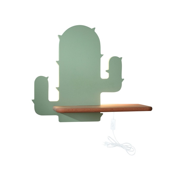 Cactus 1 Lampa Kinkiet 4W Led 4000K Iq Kids Z Przew Zielony Candellux