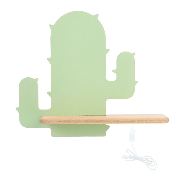 Cactus 1 Lampa Kinkiet 4W Led 4000K Iq Kids Z Przew Zielony Candellux