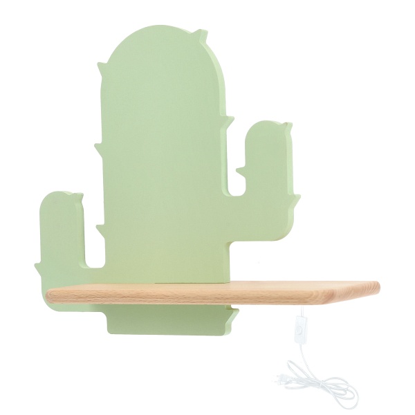 Cactus 1 Lampa Kinkiet 4W Led 4000K Iq Kids Z Przew Zielony Candellux