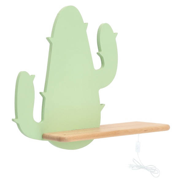 Cactus 2 Lampa Kinkiet 4 Led 4000K Iq Kids Z Przew Zielony Candellux