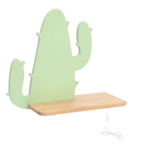 Cactus 2 Lampa Kinkiet 4 Led 4000K Iq Kids Z Przew Zielony Candellux