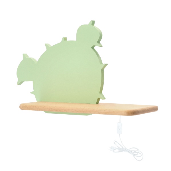 Cactus 3 Lampa Kinkiet 4 Led 4000K Iq Kids Z Przew Zielony Candellux