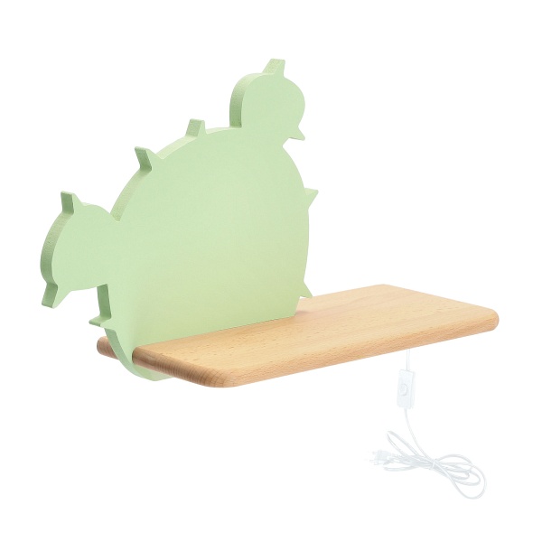 Cactus 3 Lampa Kinkiet 4 Led 4000K Iq Kids Z Przew Zielony Candellux