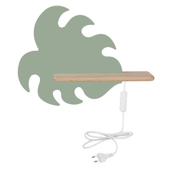 Monstera Lampa Kinkiet 5W Led 4000K Iq Kids Z Przewodem Candellux