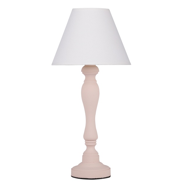 Pastellio Lampa Gabinetowa Różowy 1X40W E14 Abażur Biały Candellux