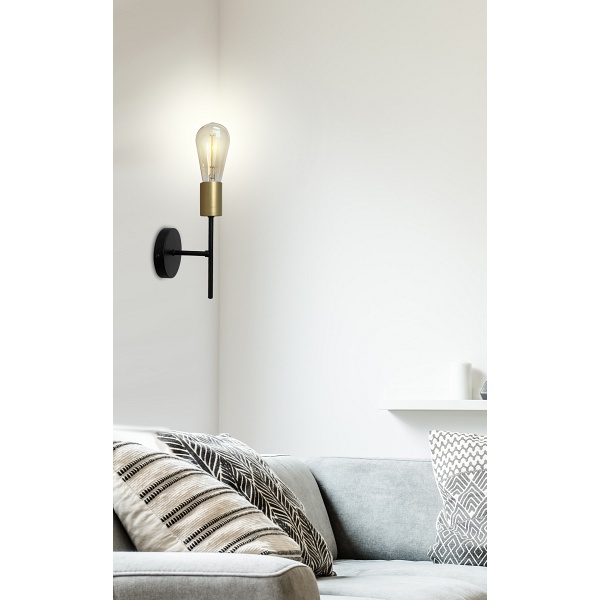 Crespilo Lampa Kinkiet Czarny 1X40 E27 Candellux