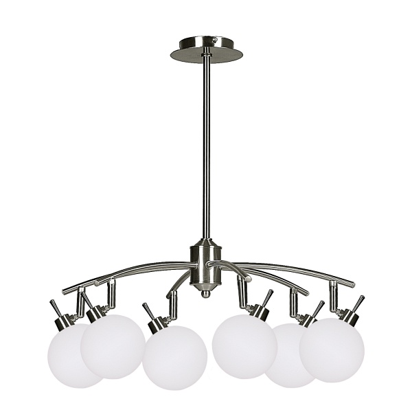 Ghost Lampa Wisząca Satynowy 6X40W G9 Klosz Biały Candellux