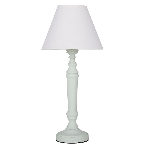 Pastellio Lampa Gabinetowa Miętowy 1X40 E14 Abażur Biały Candellux