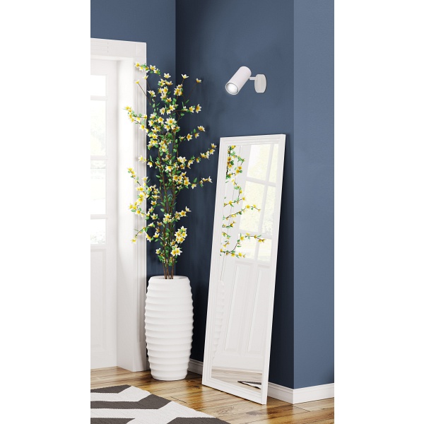 Colly Lampa Kinkiet Biały 1X15W Gu10 Klosz Biały Candellux