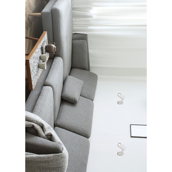 Colly Lampa Kinkiet Biały 1X15W Gu10 Klosz Biały Candellux