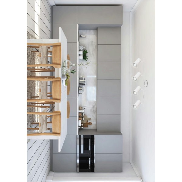 Colly Lampa Sufitowa Biały 4X15W Gu10 Klosz Biały Candellux