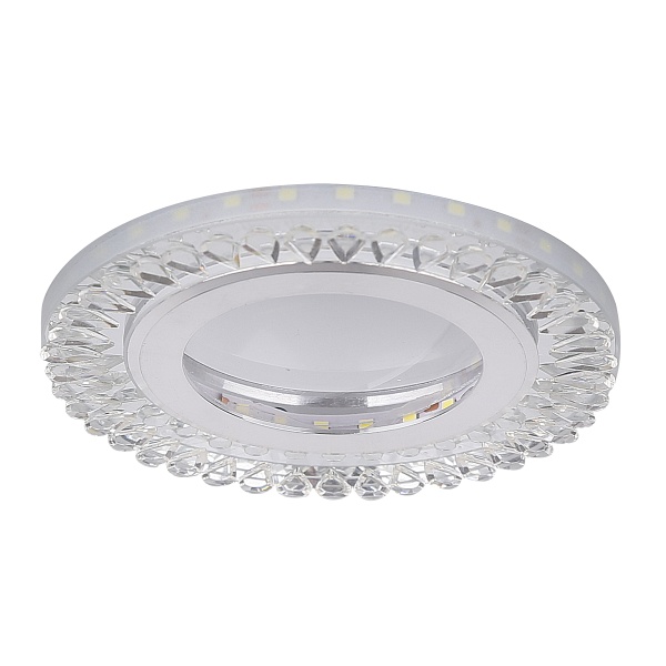 Ssp-28 Al/Tr Lampa Stropowa Srebrny 2X5W Led 6500K Klosz Bezbarwny Candellux