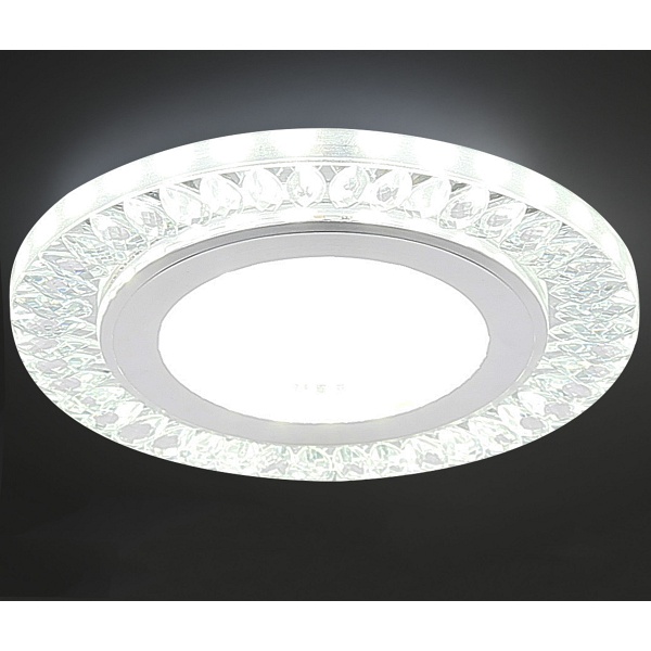 Ssp-29 Al/Tr Lampa Stropowa Srebrny 2X5W Led 6500K Klosz Bezbarwny Candellux