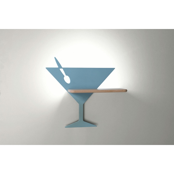 Piccolo Lampa Kinkiet 4W Led 4000K Iq Kids Z Niebieski Candellux