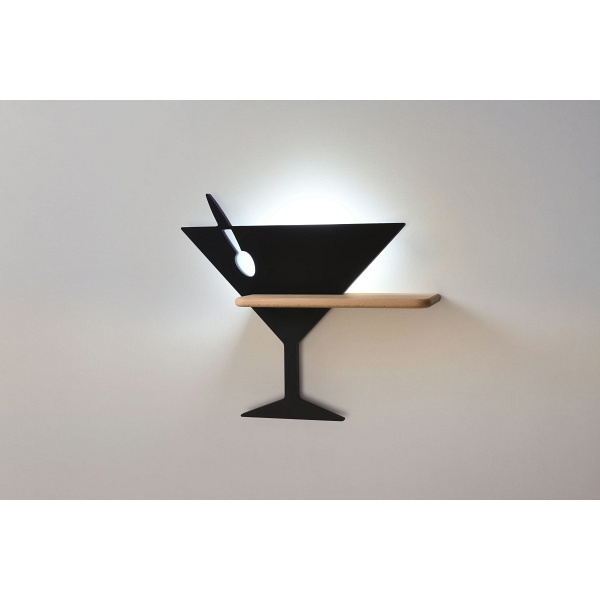 Piccolo Lampa Kinkiet 4W Led 4000K Iq Kids Czarny Candellux