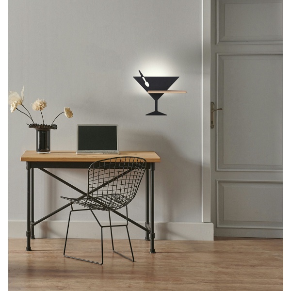 Piccolo Lampa Kinkiet 4W Led 4000K Iq Kids Czarny Candellux