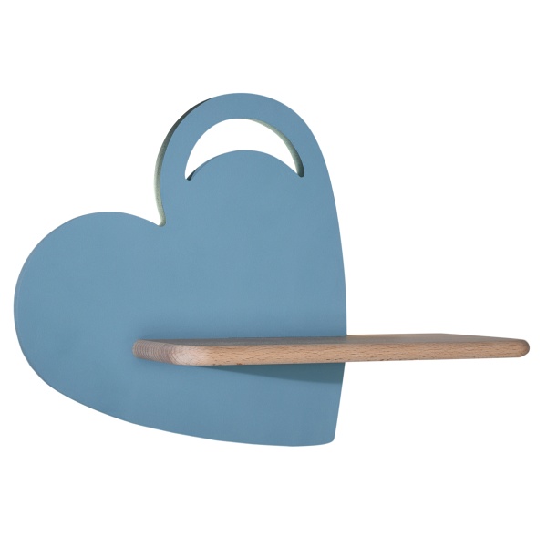 Heart Lampa Kinkiet 5W Led 4000K Iq Kids Z Otworem Niebieski Candellux