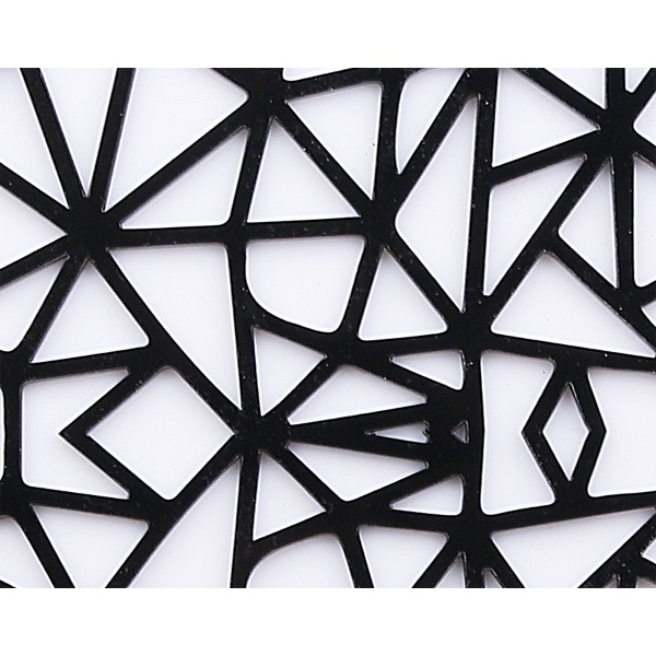 Laser 2 Lampa Sufitowa Plafon Czarny 1X18W Led 4000K Klosz Czarny+Biały Candellux