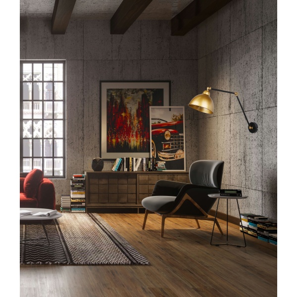 Truck Lampa Kinkiet Czarny+Złoty 1X40W E27 Klosz Złoty Candellux