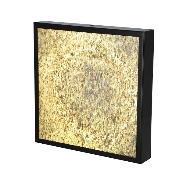 Luxan Lampa Sufitowa Czarny 28W Led 4000K Fornir Golden Candellux