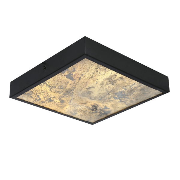 Luxan Lampa Sufitowa Czarny 28W Led 4000K Led Fornir S.white Candellux