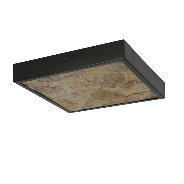 Luxan Lampa Sufitowa Czarny 28W Led 4000K Fornir Indian Autumn Candellux