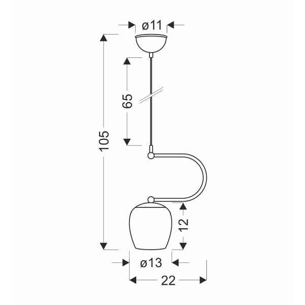 Serano Lampa Wisząca Patynowy 1X60W E27 Klosz Biały Candellux