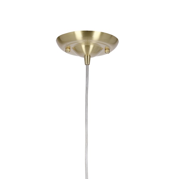 Prima Gold Lampa Wisząca Złoty Satynowy 1X60W E27 Abażur Czarny Candellux