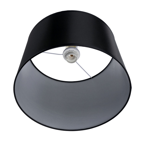 Prima Gold Lampa Wisząca Złoty Satynowy 1X60W E27 Abażur Czarny Candellux