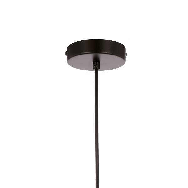 Spiega Lampa Wisząca Czarny+Mosiężny 1X60W E27 Klosz Dymiony Candellux