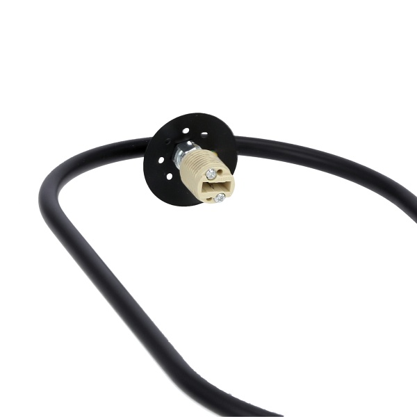 Cordel Zwis 1X28W G9 Czarny Candellux