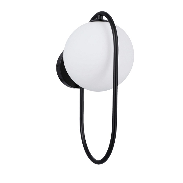 Cordel Kinkiet 1X28W G9 Ring Czarny Candellux