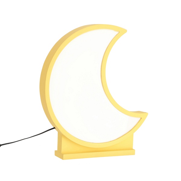 Moon Lampa Stołowa 12W Led 3000K Iq Kids Złoty Candellux