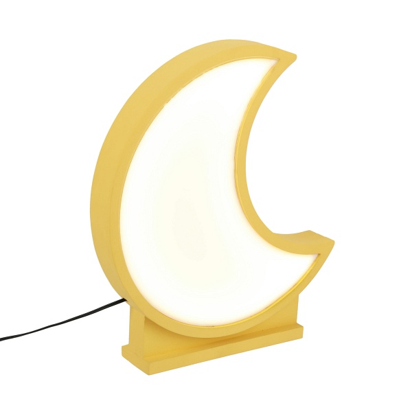 Moon Lampa Stołowa 12W Led 3000K Iq Kids Złoty Candellux