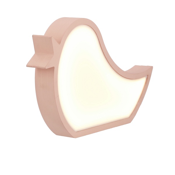 Bird Lampa Stołowa 12W Led 3000K Iq Kids Różówy Candellux