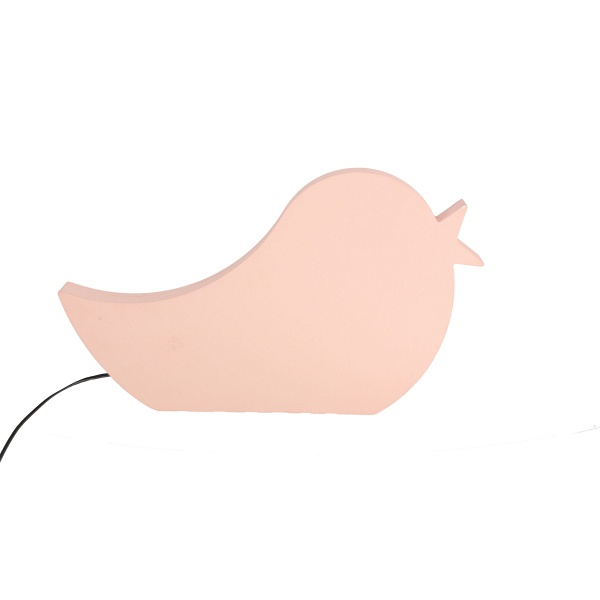 Bird Lampa Stołowa 12W Led 3000K Iq Kids Różówy Candellux