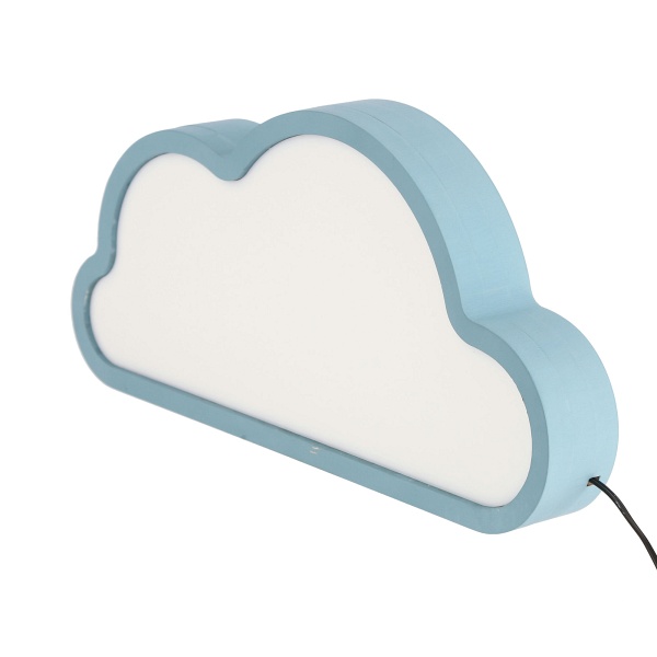 Cloud Lampa Stołowa 11W Led 3000K Iq Kids Niebieski Candellux