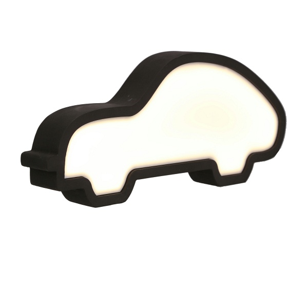 Car Lampa Stołowa 11W Led 3000K Iq Kids Czarny Candellux